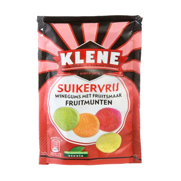 Klene Fruit Munten (Sweet) Sugar Free - 105gr.