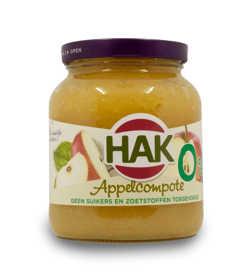 Hak Apple Sauce 0% (Appelmoes) - 350g