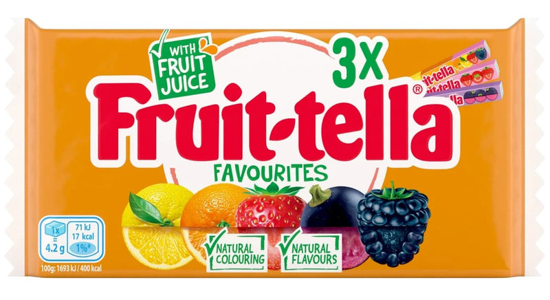 Fruit-tella Favourites (3 Pack) - 123g