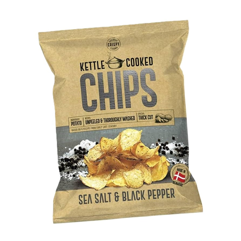 Crispy Kettle Cooked Chips (Salt n Pepper) - 150g