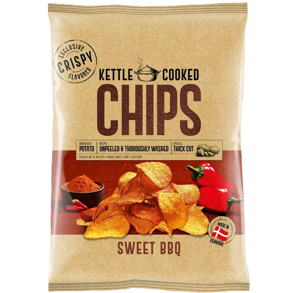 Crispy Kettle Cooked Chips (Sweet BBQ) - 150g