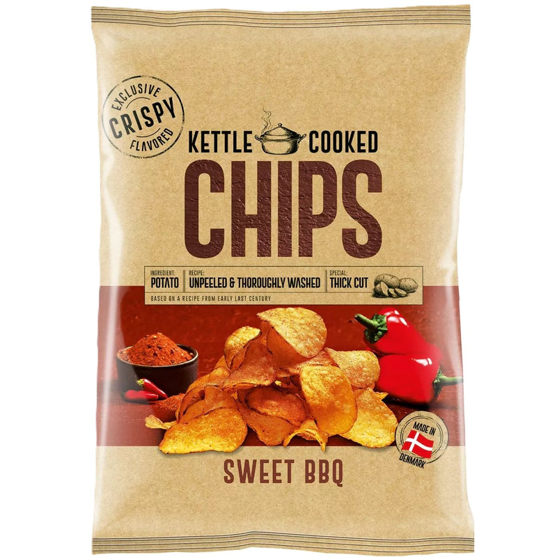 Crispy Kettle Cooked Chips (Sweet BBQ) - 150g