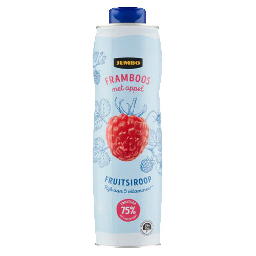 Jumbo Raspberry Fruit Syrup - 750mL