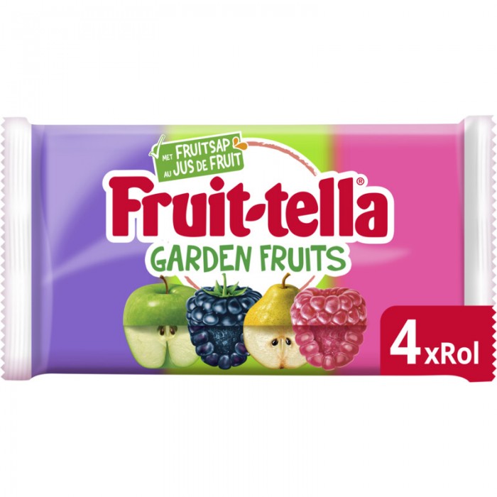 Fruit-tella Garden Fruit (4 Pack) - 164g.