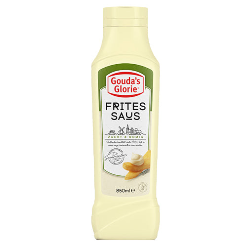 Gouda's Glorie French Fry Sauce (Fritessaus) Squeeze Bottle - 850ml