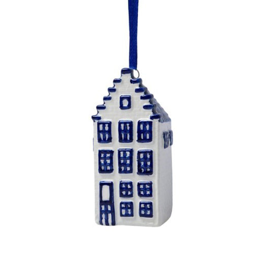 Ornament - Heinen Delft Blue Canal House (7cm)
