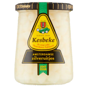 Kesbeke Amsterdam Silver Onions (Sweet'n'Sour) - 495g