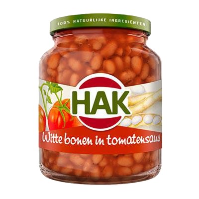 Hak White Beans and in Tomato Sauce - 185gr