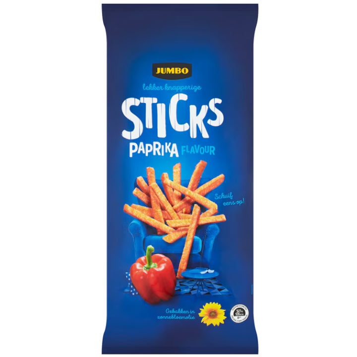 Jumbo Paprika Sticks - 150g