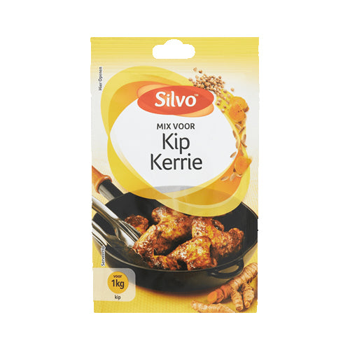 Silvo Chicken Curry (Kip Kerrie)  Spice Mix - 22g