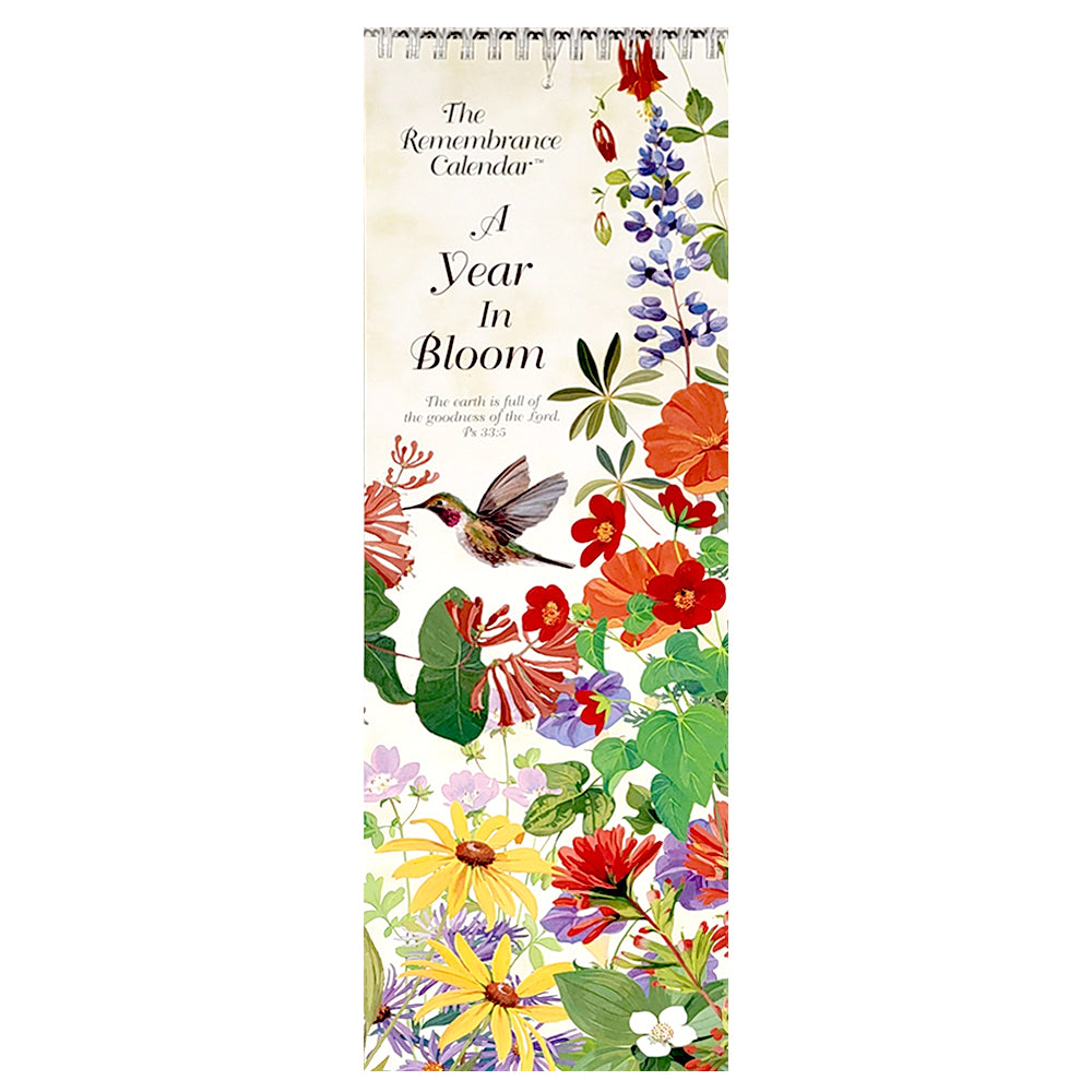 Birthday Calendar - A Year in Bloom