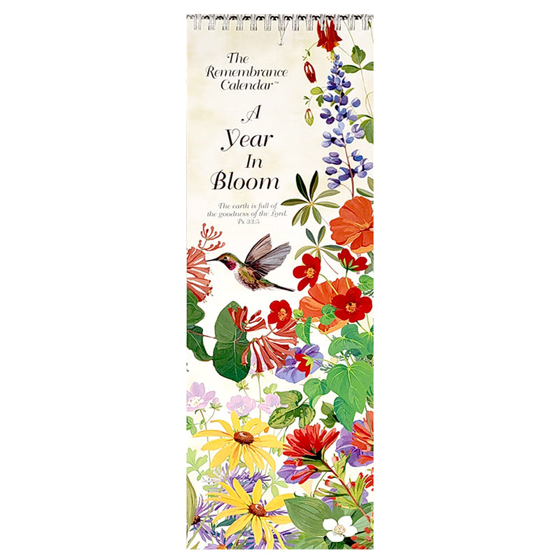 Birthday Calendar - A Year in Bloom