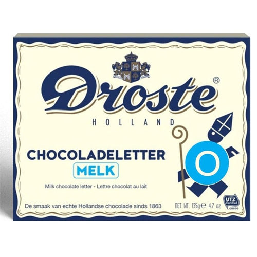 Droste Chocolate Letter 'O' Milk - 135gr.