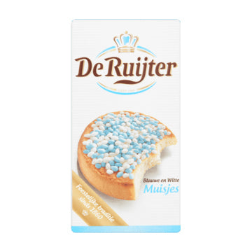 DeRuijter Blue/White Muisjes - 330g