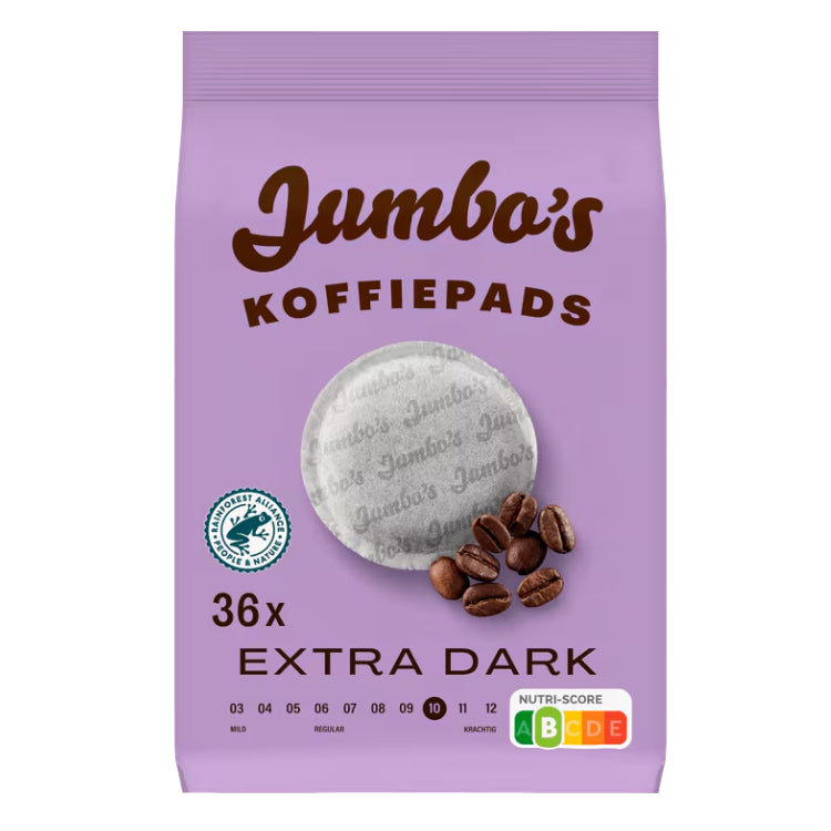 Jumbo Extra Dark Roast (36 Pads) - 250g