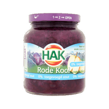 Hak Red Cabbage (Rodekool) with Apple 0% added salt - 355g