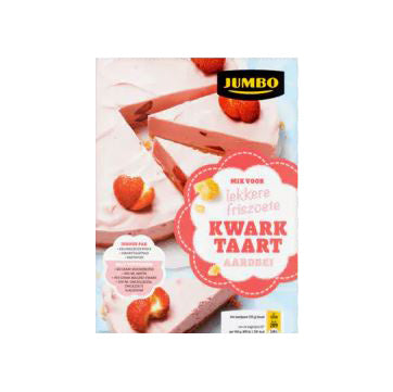 Jumbo Strawberry Cheese Cake (Kwarktaart) Mix - 440g