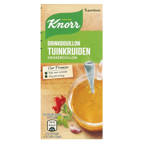 Knorr Herbs Drink Bouillon - (5x3.6gr) 18gr.