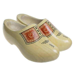 Wooden Shoes - Yellow/Farmer - 20cm (European Size 31-32)