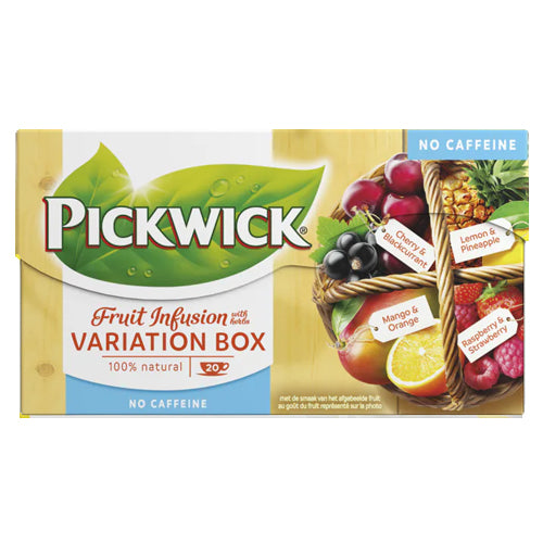 Pickwick Fruit Tea Variety Pack Yellow - 20x1.5g