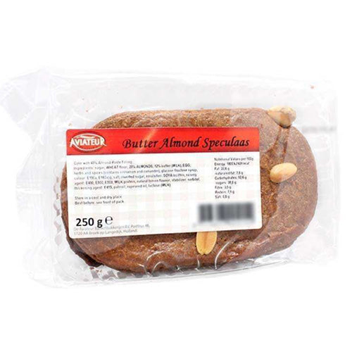 Aviateur Filled (Gevulde) Speculaas with Butter & Almonds - 250g