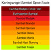 Koningsvogel Sambal Badjak (Hot) - 200g