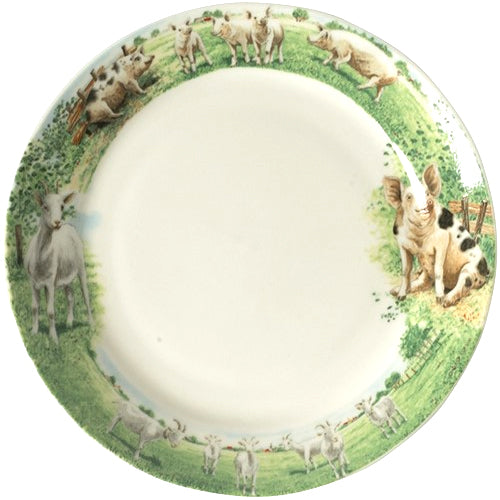 Wiebe's Farm - Plate Goat/Pig (25cm)