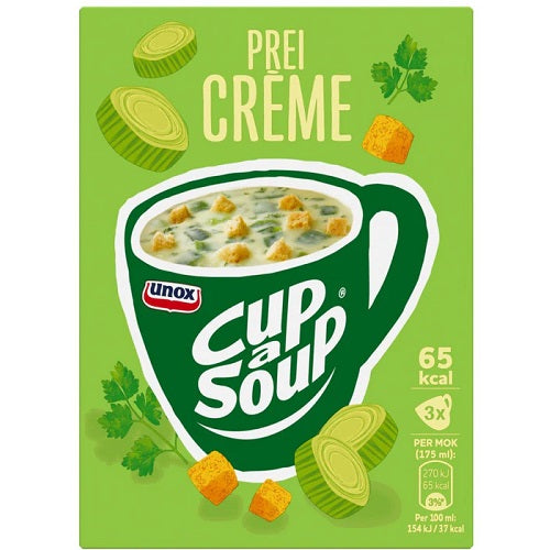 Unox Leek (Prei) Cup-A-Soup - 3x16g