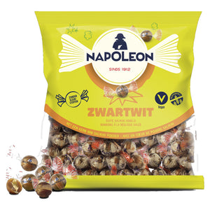 Napoleon Zwart Wit (Salmiak) Balls - 1kg.