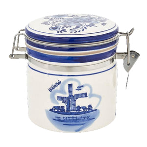 Cannister - Delft Blue with Lid - 11cm