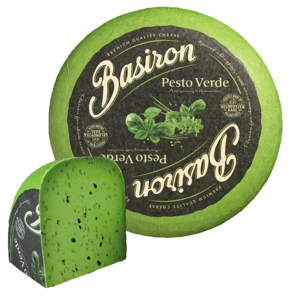 Basiron Pesto Verde (Green) Gouda