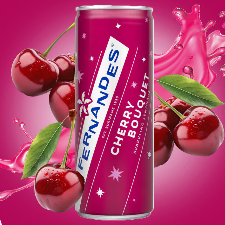 Fernandes Soda Cherry Bouquet Sparkling Lemonade - 250ml.