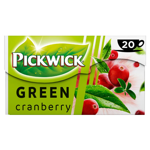 Pickwick Green Tea with Cranberry - 20x1.5g