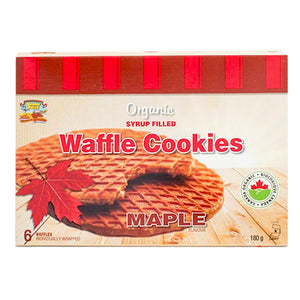 Double Dutch Organic Maple Syrup Waffles (Stroopwafels) - 180g