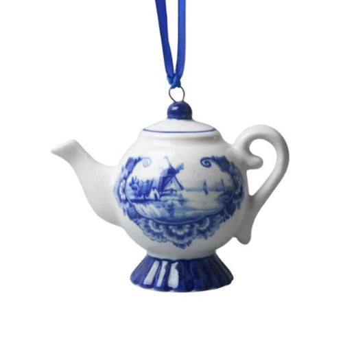 Ornament - Heinen Delft Blue Tea Pot (7cm)