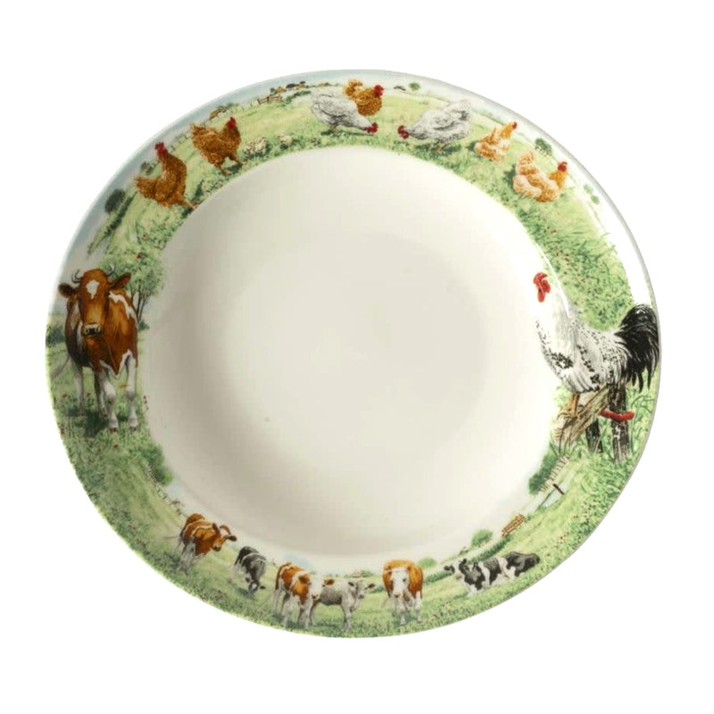 Wiebe's Farm - Plate Deep Cow/Chicken (23cm)