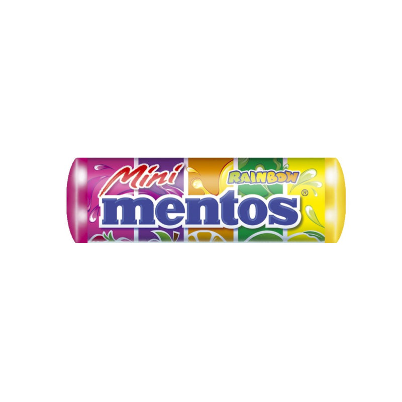 Mentos Mini Rainbow Roll - 10.5g
