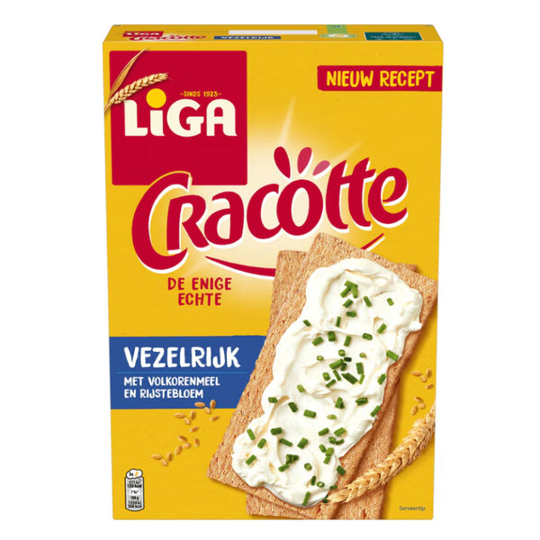 Liga Cracottes Whole Wheat Crackers - 250g