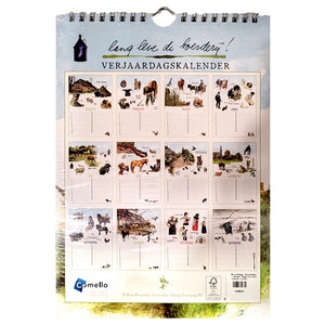 Birthday Calendar - Rien Poortvliet (Farm Life) 18x25cm