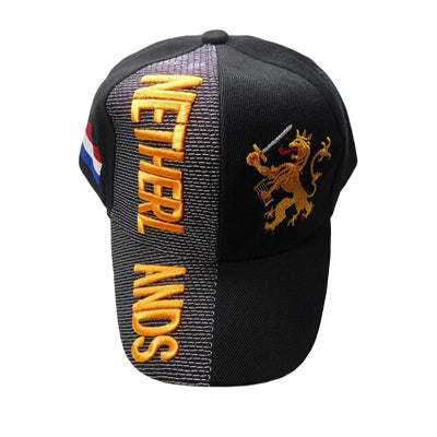 Hat - Holland Team 3D Baseball Cap (Black)