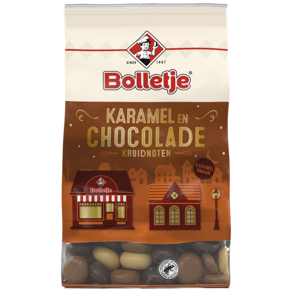 Bolletje Caramel Chocolate Kruidnoten - 250g