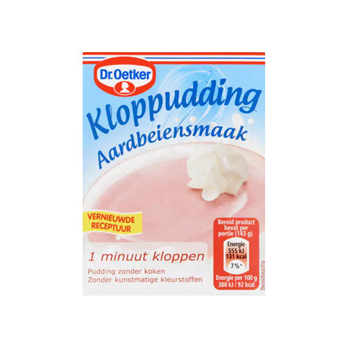 Oetker Strawberry Instant Pudding Mix - 74g