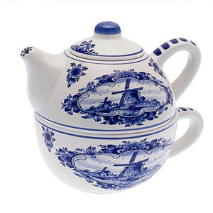 Tea Pot - Heinen Delft Blue Tea for One
