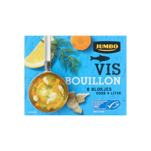 Jumbo Fish Bouillon Cubes (8) - 80g.