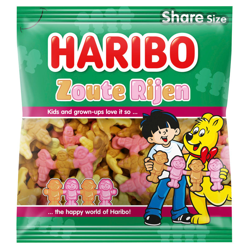 Haribo Salty Rows (Zoute Rijen) - 150g