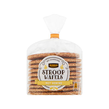 Jumbo Honey Syrup Waffles (Stroopwafels) - 365g