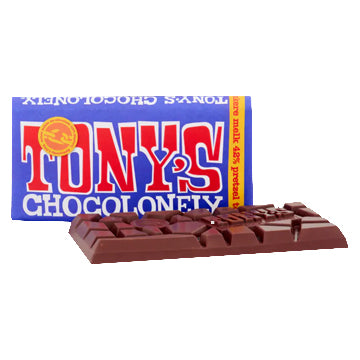 Tony's Pretzel Toffee Pure Chocolate Bar - 180g.