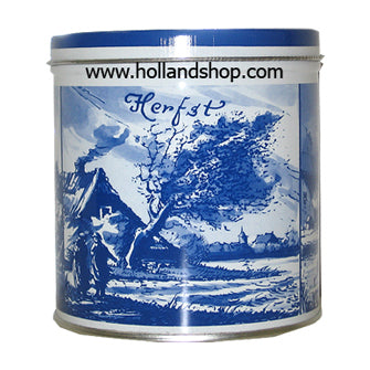 Stroopwafel Tin - Delft Blue Seasons