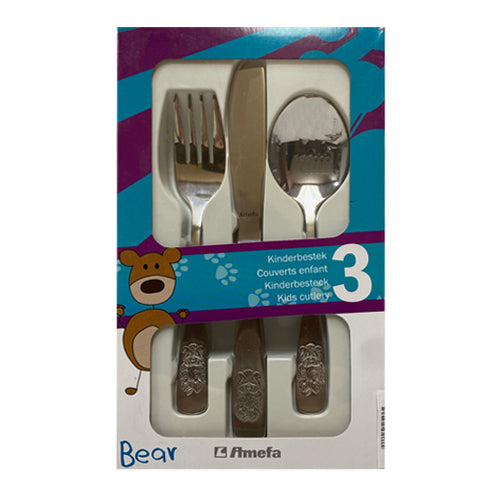 Child Cutlery Set - Amefa Bear #0024 (Set of 3)