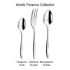Tea Spoons - Amefa Florence #1810 (Set of 6)